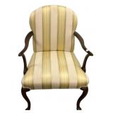 20th Century Queen Anne cabriole Arm Chair
