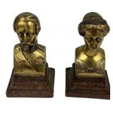 Pair of Resin Napoleon III and Empress Eugenie Boo