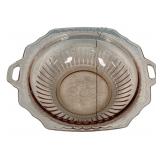 Anchor Hocking Mayfair Pink Depression Glass Veget