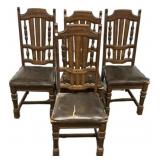 Four Late 20th Century Dining Chairs