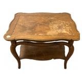 Late 20th Century worn Lamp Table 21"h., 28"w