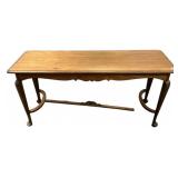 20th Century Traditional Console Table 29"h., 60"