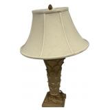 Hollywood Regency Pineapple Style Lamp 30"