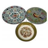Bowl and Two Chinese Porcelain Plates