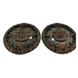 Resin Aztec Calendar Plaques 14"dia