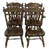 Four  Ethan Allen Old Tavern dining chairs