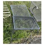 Two Wrought Iron Side Tables