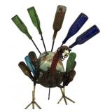 Folk Art Metal Turkey Bottle Tree