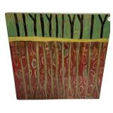 Signed Painting on Board 24"  x 24"