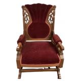 Victorian Eastlake Platform Rocker