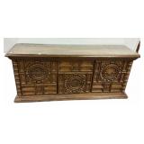 Mid 20th Century Spanish Revival Dresser 33"h., 7