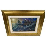 Alexander Chen Brooklyn Bridge Embellish Serigraph