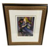 Linda Le Kniff Embellish Serigraph 24"h., 20"w