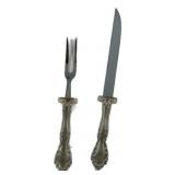 Gorham Chelsea Sterling Handled Carving Set
