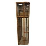 Oak Side Display 79"h., 42"w