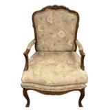French-style accent chair