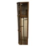 Oak Side Display 79"h., 42"w