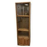 Oak Display 79"h., 48"w