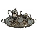Silver Plate Service and Flatware