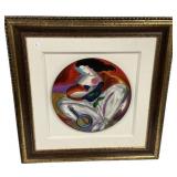 Linda Le Kinff Esther Embellish Serigraph 31"h.,