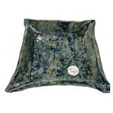 Signed Stoneware Plate 7"