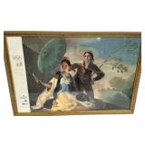 27"h., 38"w Majestry of Spain Print