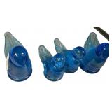 Ron Ray Signed Bird Glass Birds