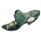 Fenton Glass Slipper 6"w