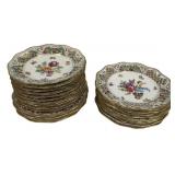 Dresden Bavaria Porcelain Plates