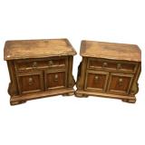 Thomasville Co. Worn Nightstands 25"h., 31"w