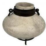 14"dia Boho Style Terra Cotta Vase