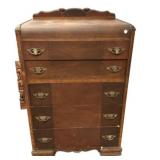 Waterfall Depression Chest of Drawer 55"h., 36"w