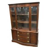 Bassett Furniture China Cabinet 69"h. 49"w