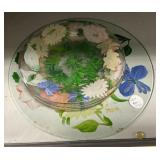 Hand Painted Glass Plates