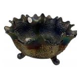 Fenton Carnival Footed Bowl 9"dia