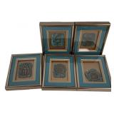 Framed Southwest Designs 7"h., 6"w