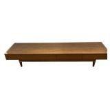 Mid Century Rectangle Coffee Table 13"h. 72"w