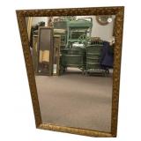 39"h., 27"w Baroque Style Gold Gilt Mirror