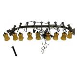 Plastic Hanging Gothic Revival Candle Sconce 48"