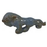 Shearwater Style lion Pottery 5 1/2"h., 13"w