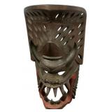 Large Carved Philippine Bakunawa dragon mask57"h.