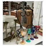 Easels, Stems, and Candle Holder