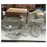 Assorted Pressed Glassware