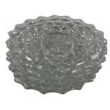 Six  7 1/2" Fostoria American Clear Plates