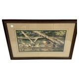 Signed Fandy Cloughh 368/1000 Duck Print