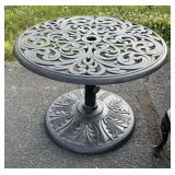 Front Gate Aluminum Table with Umbrella