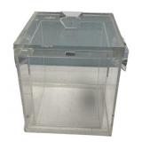 Lucite ice bucket 9"