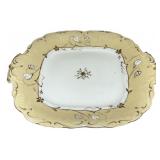 10" Rococo style English bone China plate