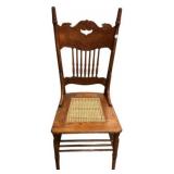Pressed Oak Back Side Chair