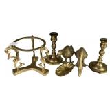 Brass Stands and Candle Holders